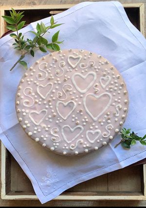 A picture of Sardinian Wedding Cake (Torta degli Sposi) – Almond Cake.