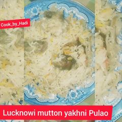 A picture of Lucknowi mutton yakhni Pulao 🍛.