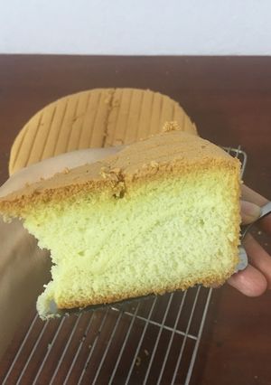 Hình của món Pandan ogura cake.
