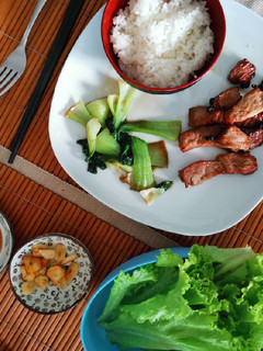 A picture of Grilled Korean bbq wraps.