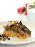 Meditteranean Grilled Seabass Filet with Cous Cous