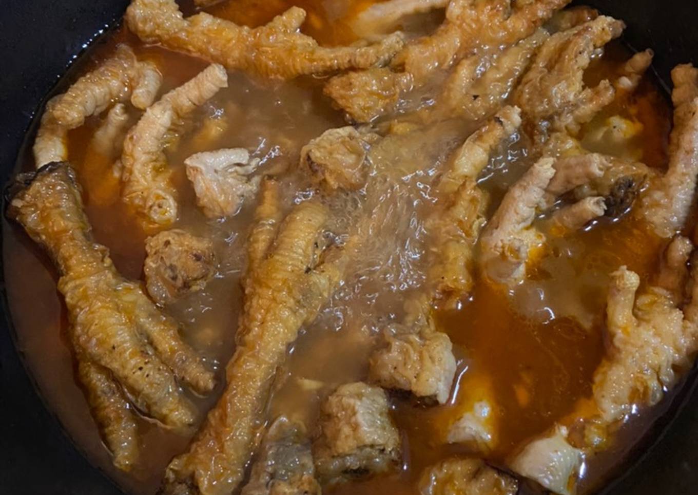 Ceker dimsum tanpa angkak