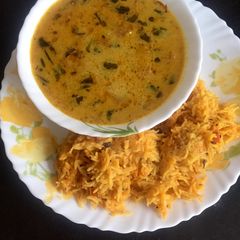 Okra Kadhi A picture of Okra Kadhi.