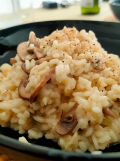 Una foto de Risotto al funghi porcini