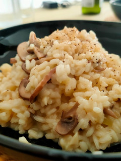 Una foto de Risotto al funghi porcini