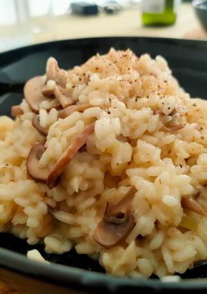 Una foto de Risotto al funghi porcini