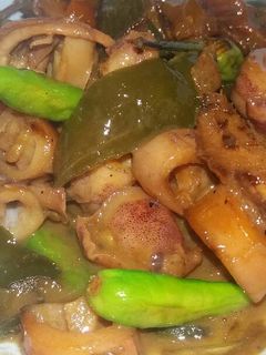 Foto resep Cumi asin lombok ijo