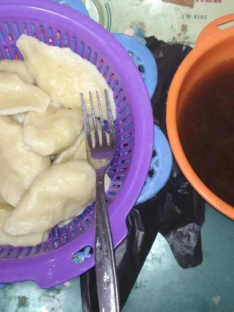 Cara Simple Membikin Resep  Pempek Dos Ebi lembutt tanpa ikan yang Enak Banget, Menggugah Selera