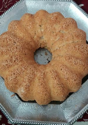 عکسی از دستور کیک کنجدی