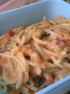 Foto resep Spaghetti Carbonara MPASI 10-12 bulan
