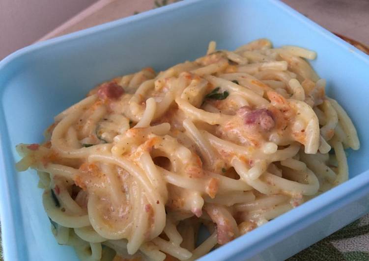 Spaghetti Carbonara MPASI 10-12 bulan