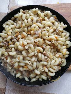 Фото Макароны с уткой.