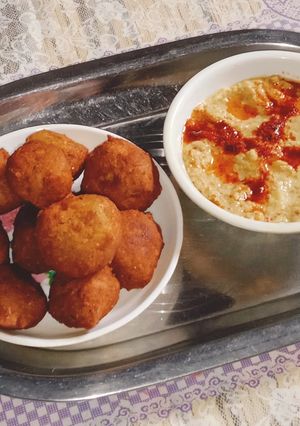 फलाफल हम्मस (falafal hummus recipe in hindi) रेसिपी मुख्य फोटो