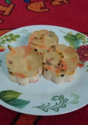 Foto resep Pudding Susu Bubble 