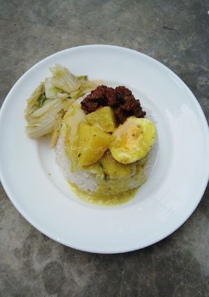 Foto resep Nasi Kari (Bagan-Riau)