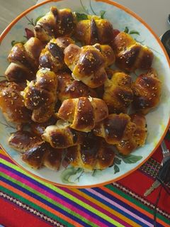 عکسی از دستور کروسان (ساده ترین و خوشمزه ترین و سیر کننده)