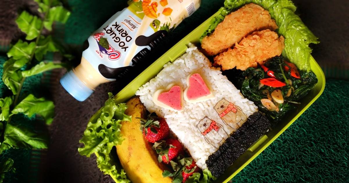 Resep Bento Box Sederhana 4 Sehat 5 Sempurna oleh Mrs Kori - Cookpad