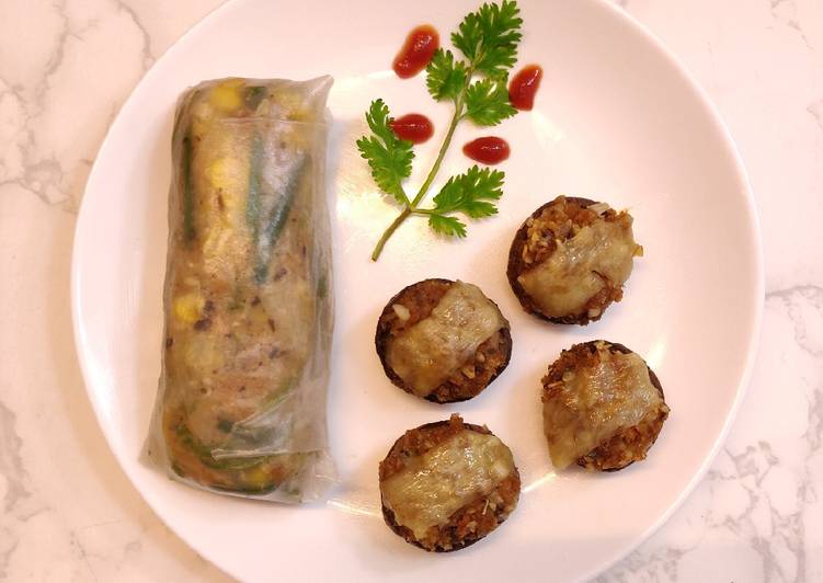 Recipe of Ultimate Stuffed Baked Mushrooms