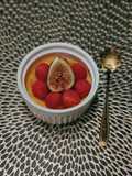 Creme Brulee (serve with raspberries and fig)
