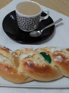 Una foto de Trenza de pan dulce