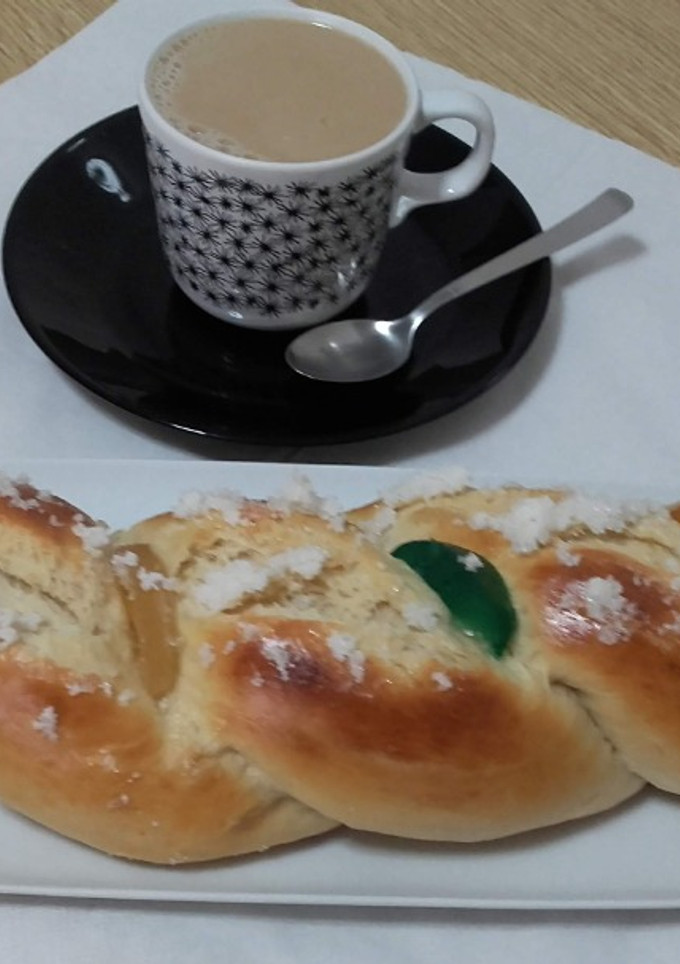 Una foto de Trenza de pan dulce