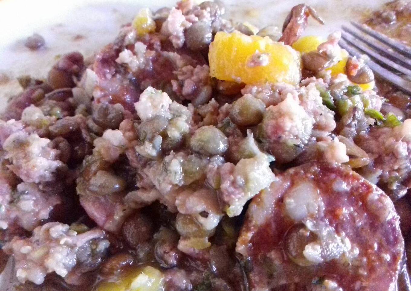 Guiso de lentejas
