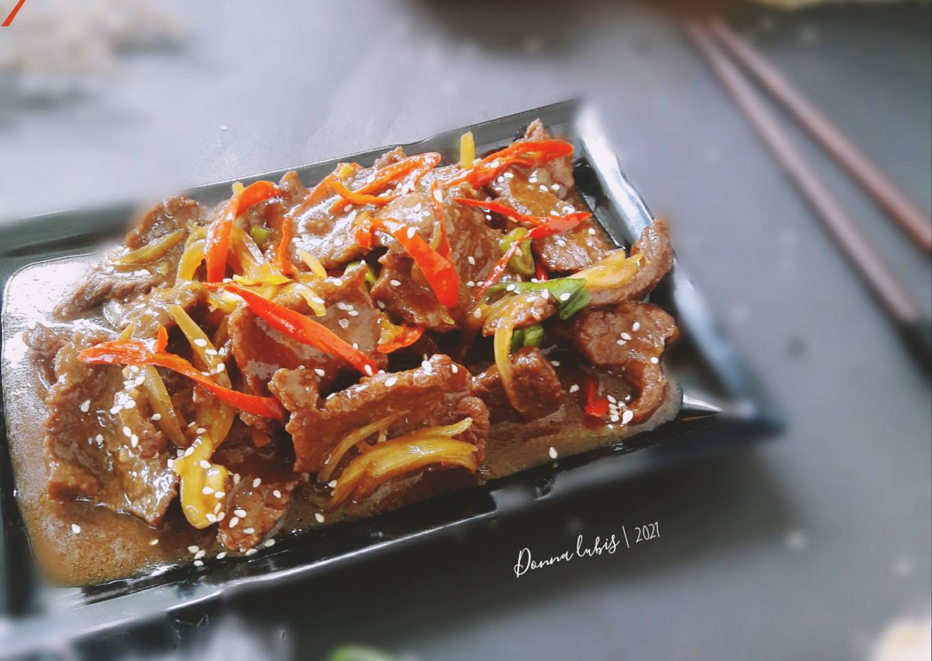 Beef Teriyaki pedas