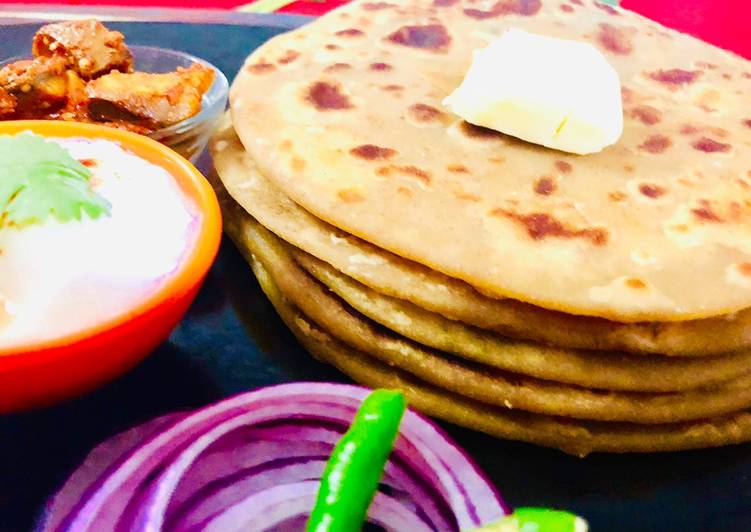 Recipe: Tasty Aloo paratha