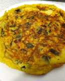 Tortilla de patatas con acelgas