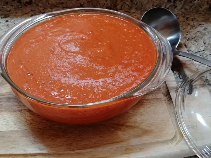 Easy Steps to Make Roasted Red Pepper and Vegetable Soup the Can Spoil the Tongue Can spoil the tongue