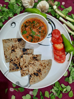 મેથી વડી નું શાક (methi vadi nu Shak in Recipe in Gujarati) રેસીપી મુખ્ય ફોટો