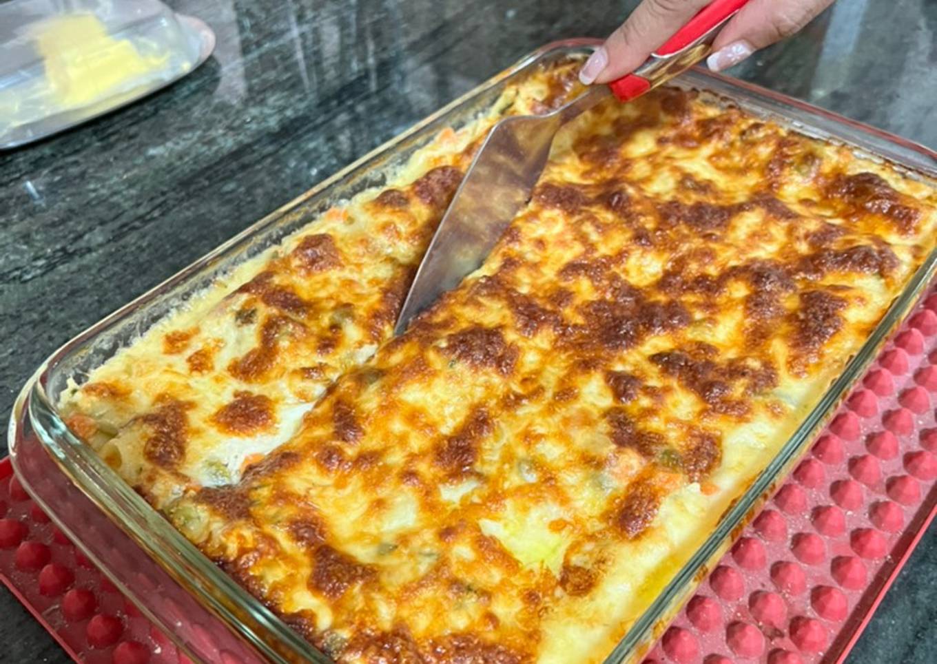 Lasagna de pollo