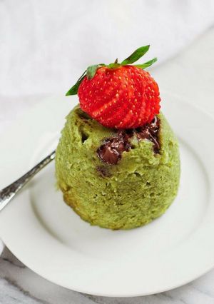 Una foto de Matcha Mug Cake
