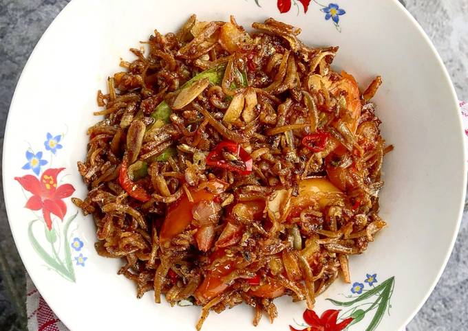 Sambal Teri Bumbu Iris