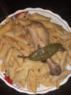 صورة لوصفة معكرونة بالدجاج