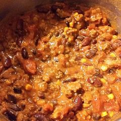 A picture of Beef & Chorizo Chili.