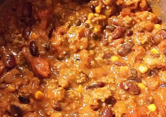 Beef & Chorizo Chili Recipe by StephieCanCook - Cookpad