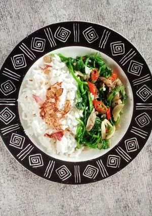 Foto resep Tumis selada air terasi