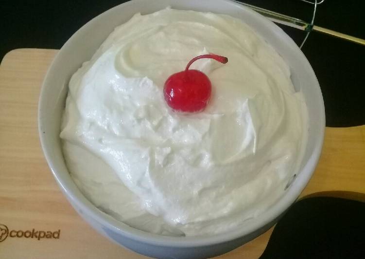 Resep Whipped cream homemade yang Menggugah Selera
