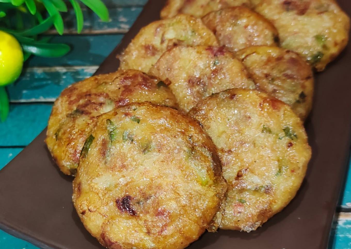 Perkedel kentang kornet