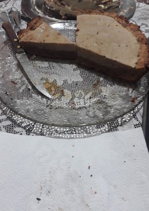 Una foto de Torta vegana de bananas