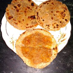 A picture of Jaggery Stuffed Paratha.