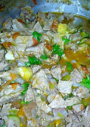 A picture of Beef stew #4WeeksChallenge.