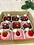 Puding Coklat Stroberi Nutrijell