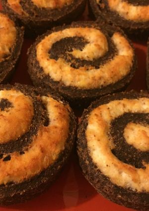 TudatosantESZEM túrórudi csiga (gluténmentes, fogyókúrába illeszthető, vacsorára is ehető) recept fotója