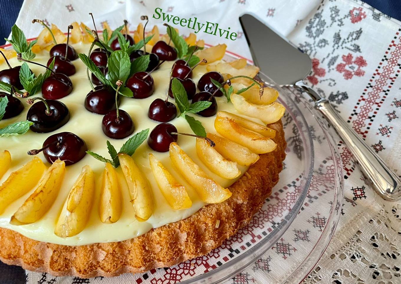 Crostata morbida Estate (almost a gluten-free strawberry)