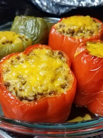 Cara Gampang Membuat Resep Paprika Isi (Stuffed Bell Pepper) yang Enak Banget