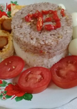 Foto resep Nasi Liwet Merah Putih Magicom