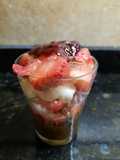 Cheesecake de frutillas en vaso