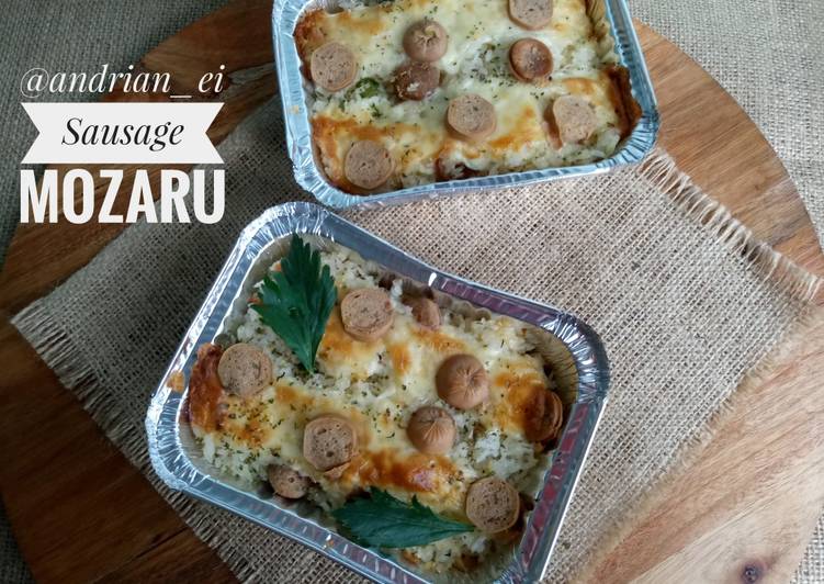 Sausage Mozaru (Nasi Panggang Sosis Mozarella)